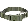 Obroża nylonowa PREMIUM, oliwkowa L-XL:40-65cm/25mm